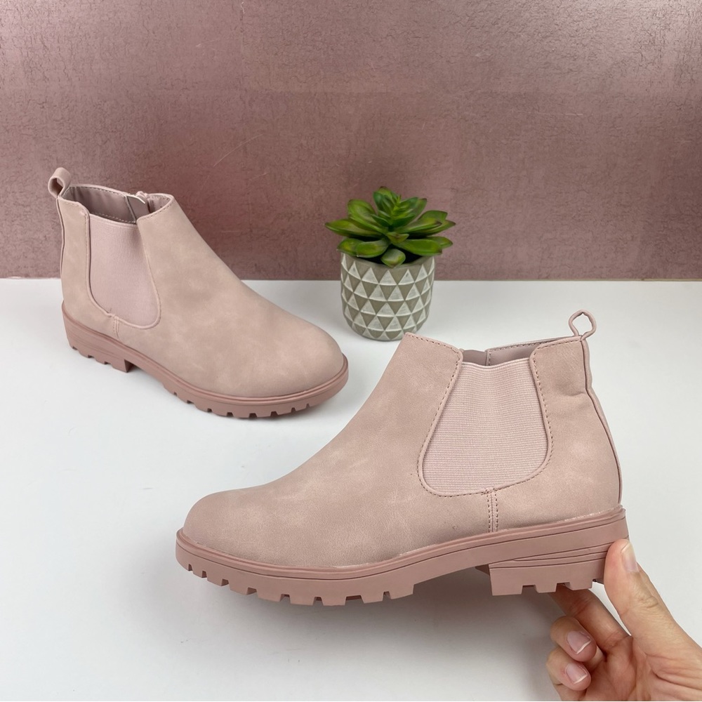 True Craft Caroline Solid Blush Pink Boots Girl Child Size 3